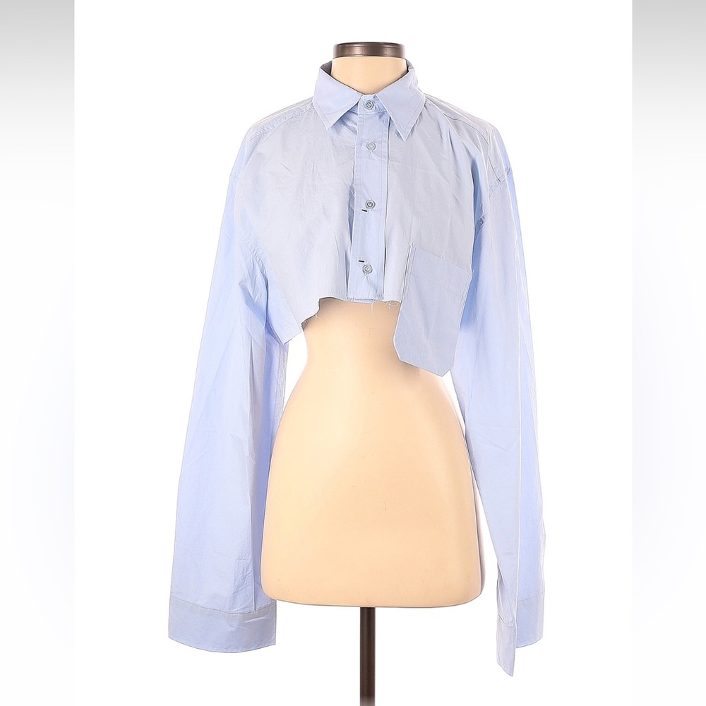 Crop button down